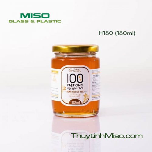 Hũ thủy tinh tròn 180ml