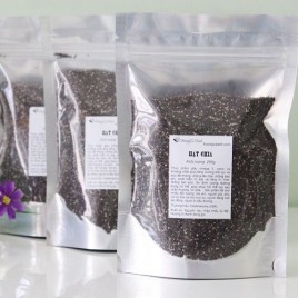 Túi zip bạc đáy đứng