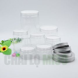 hũ nhựa PET nắp nhôm cao cấp