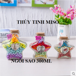 Lọ thủy tinh hình ngôi sao 300ml