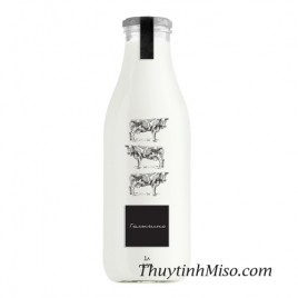 Chai thủy tinh tròn 1 lít