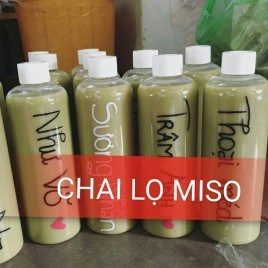 Chai nhua PET dung tra sua 1 lit