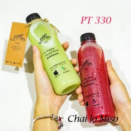 Chai nhựa PET đựng trà sữa tròn 330ml