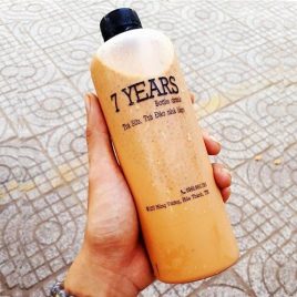 Chai PET đựng trà sữa cao 500ml nắp đen