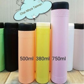 Chai nhua dung tra sua ong chu 380ml