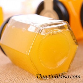 Hũ thủy tinh lục giác 80ml