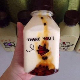 Chai nhựa PET vuông lùn 330ml 3