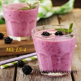 Ly thủy tinh uống trà đá cafe LS4