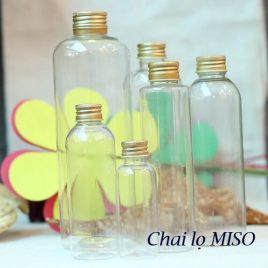 Chai nhựa PET nắp nhôm