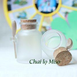 Hũ nhựa muỗng gỗ
