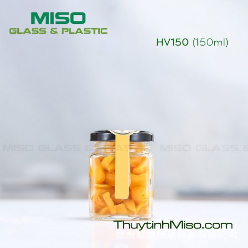 Hũ thủy tinh vuông 150ml