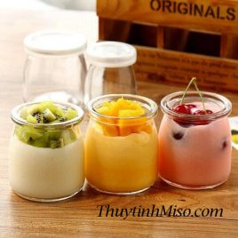 Hũ thủy tinh làm sữa chua 200ml