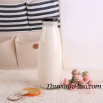 Chai thủy tinh tròn cao 500ml