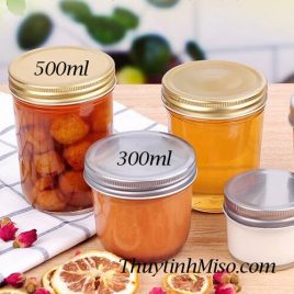 Hũ thủy tinh đựng mứt 300ml