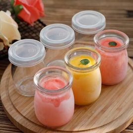 Hũ thủy tinh làm sữa chua, pudding 100ml