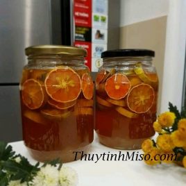 Hũ thủy tinh 1 Lít sọc