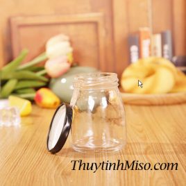 Hũ thủy tinh yaourt nắp vặn 100ml 2