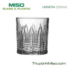 Ly thủy tinh sọc nhí 811A 320ml