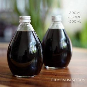 Chai thủy tinh giọt nước 250ml, 350ml, 500ml