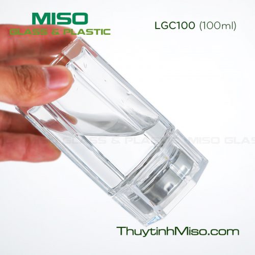 Hũ thủy tinh Lục giác cao 100ml