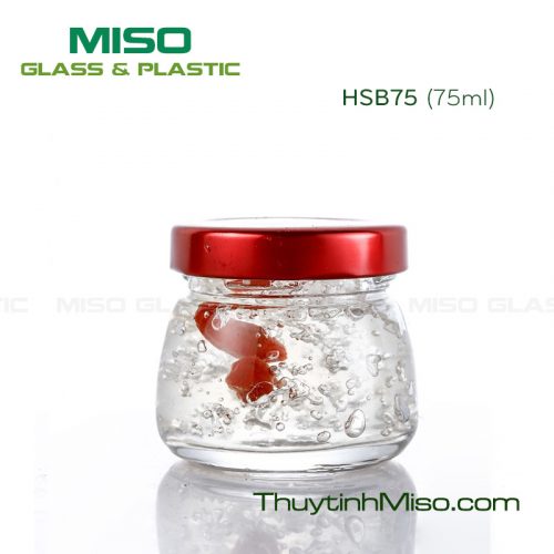 Hũ thủy tinh SEN bầu 75ml