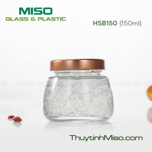 Hũ thủy tinh SEN bầu 150ml