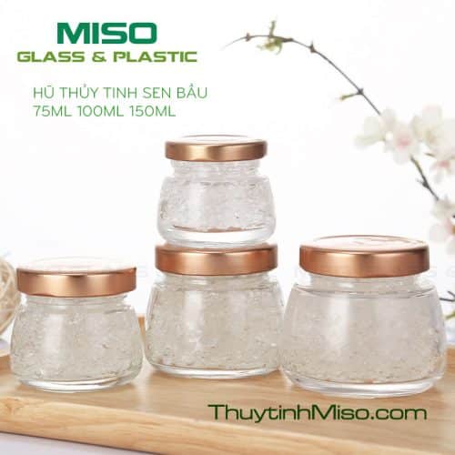 Hũ thủy tinh SEN bầu