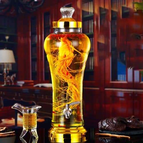 Bình thủy tinh ngâm rượu 5 Lít có vòi