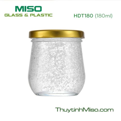 Hũ thủy tinh đáy to 180ml