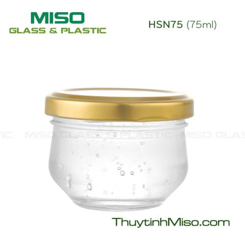 Hũ thủy tinh SEN nhọn 75ml