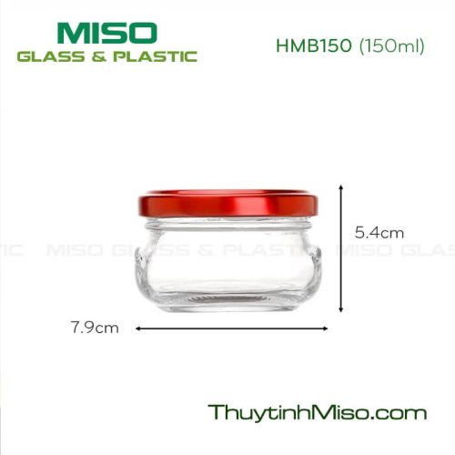 Hũ thủy tinh HMB 150ml