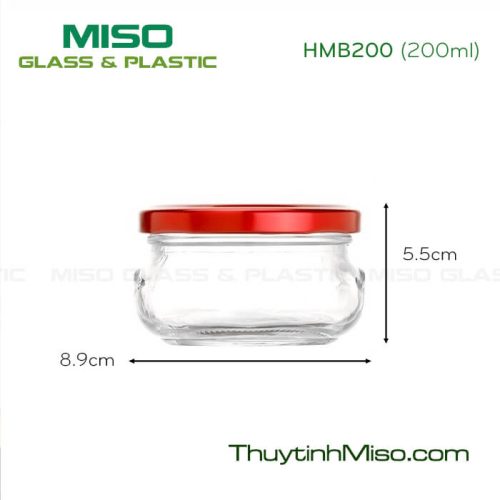 Hũ thủy tinh HMB 200ml