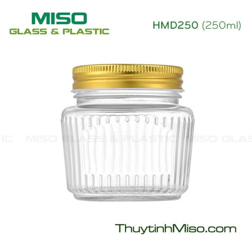 Hu thuy tinh thân sọc HMD 250ml