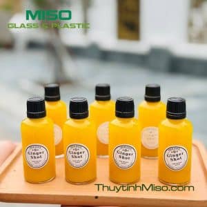 Chai thủy tinh đựng ginger short